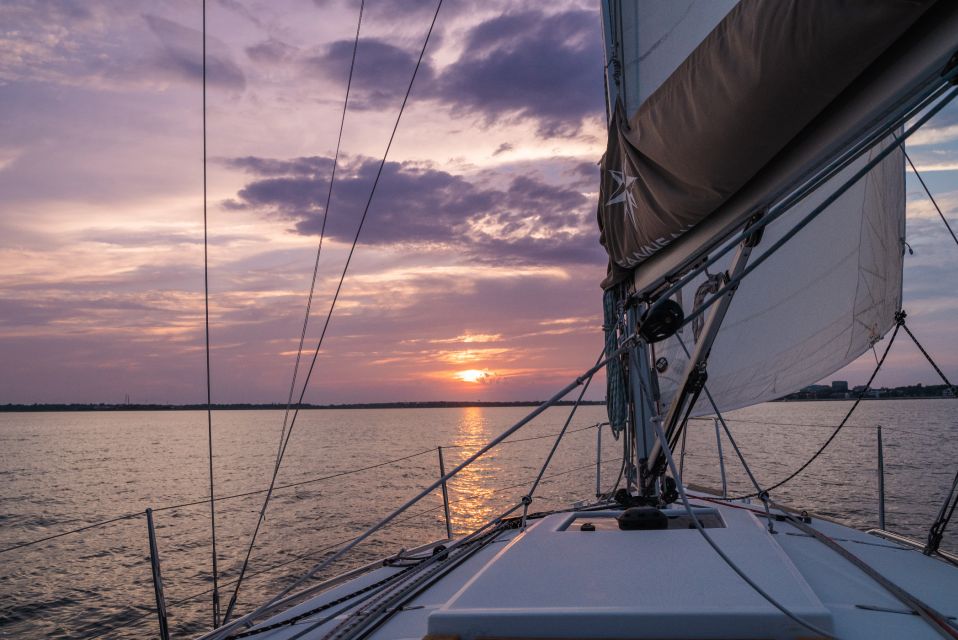 Charleston Harbor Private Luxury Daytime or Sunset Sail BYOB - Sunset Sail Specifics