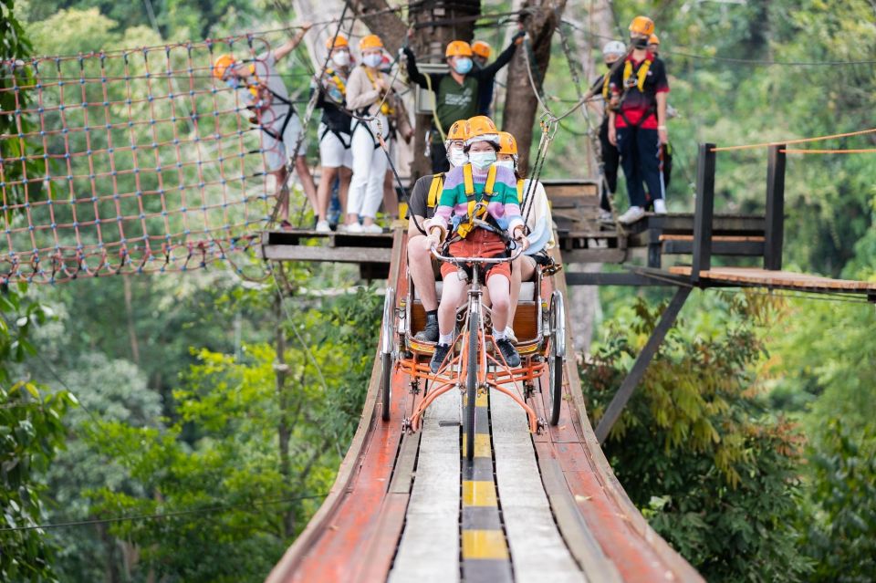 Chiang Mai: Pongyang Jungle Coaster & Zipline With Transfer - Full Description of Tour