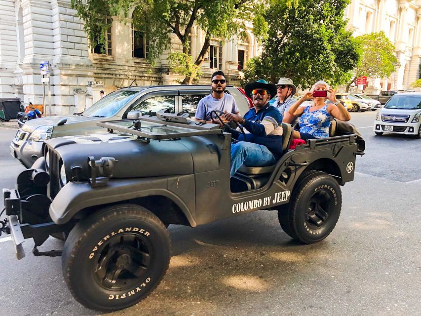 Colombo: City by World War Jeep Private Tour - Booking Information