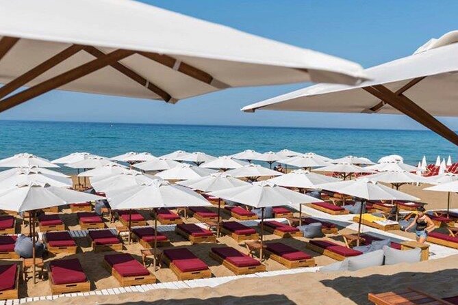 Corfu: a Relaxed Day at Glyfada Beach - Beachfront Dining Options