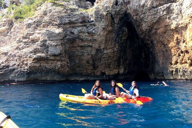 Excursion Kayak Granadella Snorkeling Picnic Photos Visit Caves - Exploring the Fascinating Caves