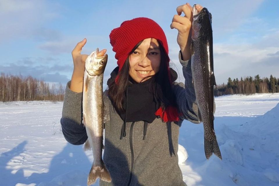 Fairbanks: Guided Ice Fishing Tour - Cozy Cabin Amenities and Refreshments