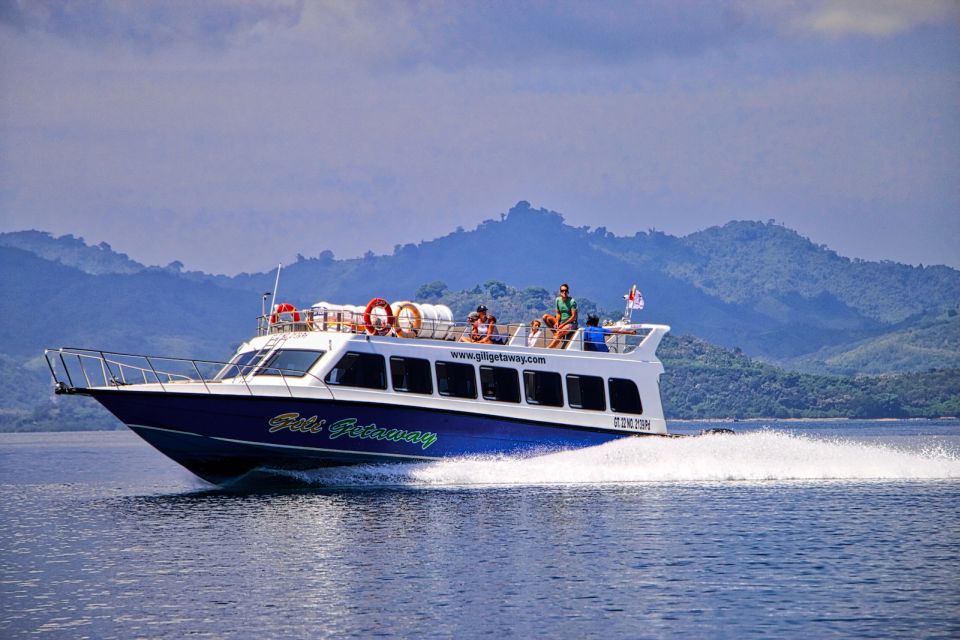 Fast Boat Transfers Between Bali and Lombok - Additional Information