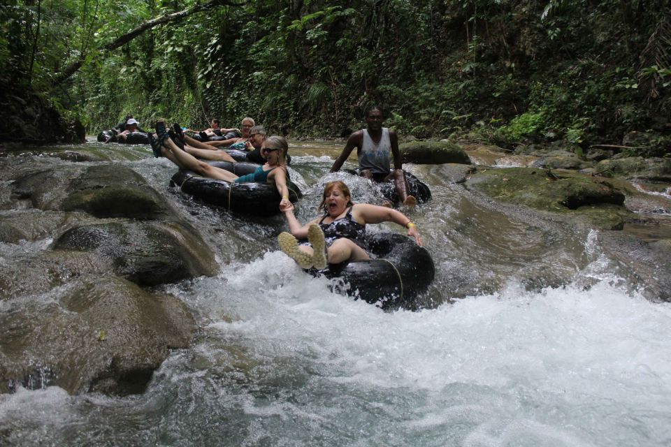 From Montego Bay: Blue Hole and River Tubing Adventure Tour - Ocho Rios Tours