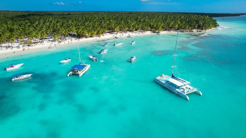 From Punta Cana: Saona Island Catamaran Tour W/ Buffet Lunch - Tour Itinerary