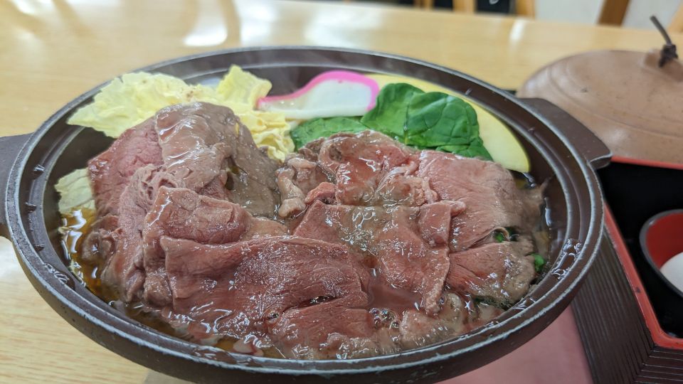 From Tokyo: Snow Monkey 1 Day Tour With Beef Sukiyaki Lunch - Meal Options and Dietary Requests