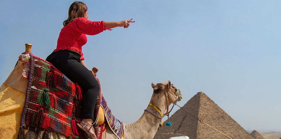 Giza: Pyramids at Sunset Guided Camel Tour - Experience Inclusions