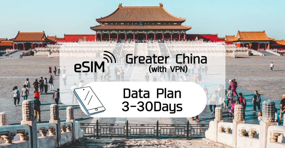 Greater China (With Vpn): Esim Mobile Data Day Plan - Additional Information