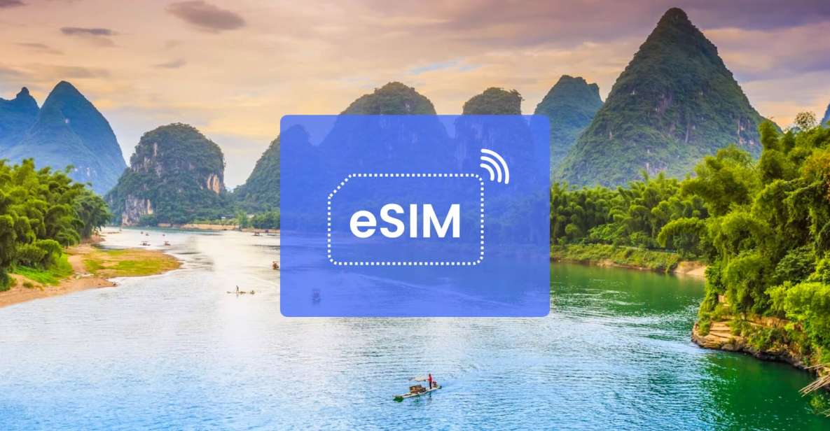 Guilin: China (With Vpn)/ Asia Esim Roaming Mobile Data Plan - Flexible Reservation and Payment Options