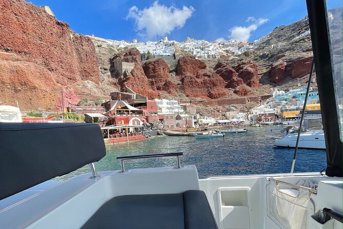 Half Day Premium Catamaran Cruise in Santorini Including Oia - Additional Information