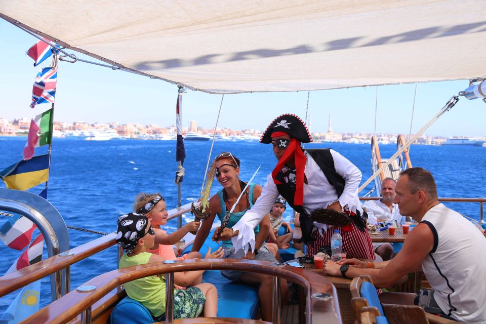 Hurghada: Pirates Sailing Boat to Orange Bay & Buffet Lunch - Additional Information