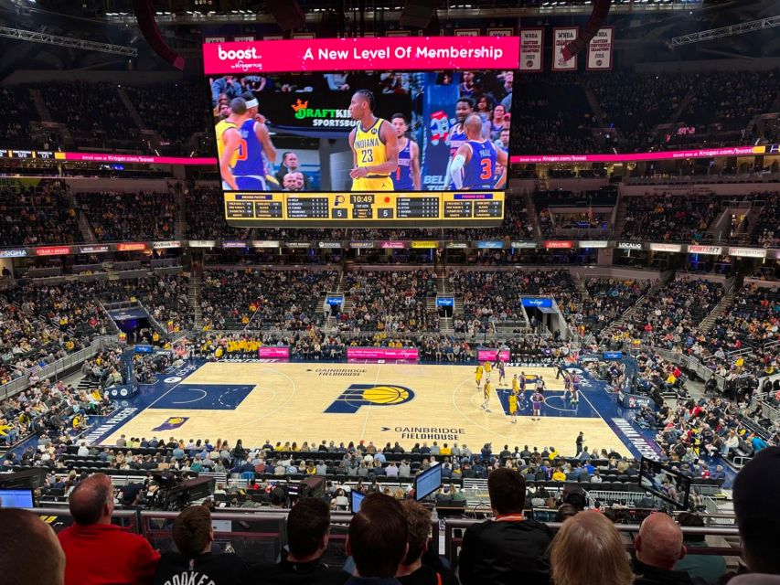 Indianapolis: Indiana Pacers Basketball Game Ticket - Inclusions