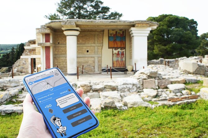 Knossos Palace Self-Guided Treasure Hunt & Tour - Interactive Experience Features