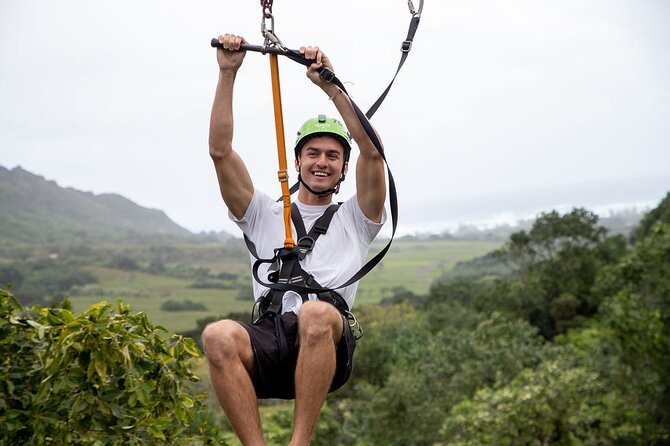 Kualoa Ranch - Jurassic Valley Zipline - Family-Friendly and Participant Restrictions