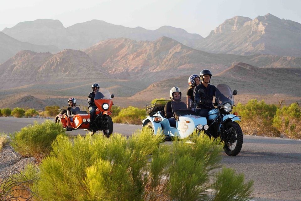 Las Vegas: Red Rock Canyon Private Sidecar Half-Day Tour - Inclusions Provided