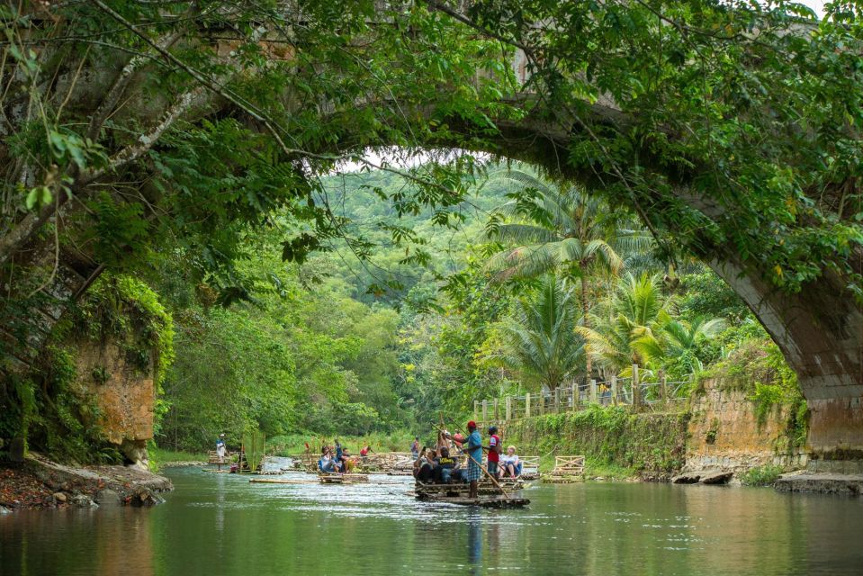 Lethe Bamboo Rafting Cruise Experience From Falmouth Hotels - Transportation Details