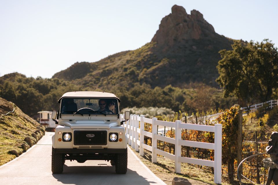 Los Angeles: Private 4x4 Vineyard Tour in Malibu - Additional Details