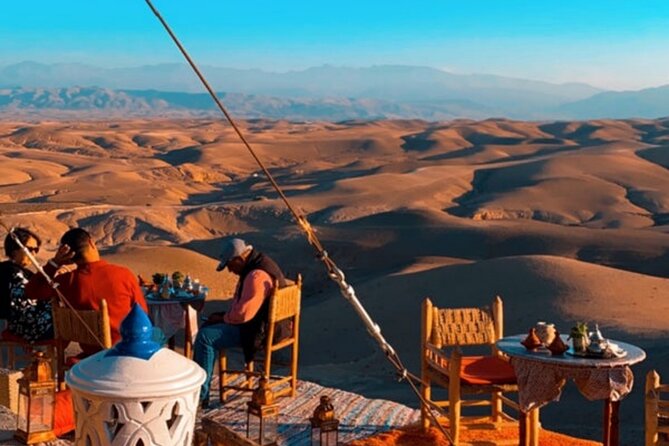 Marical Dinner and Camel Ride at Sunset in Desert of Marrakech - Booking Information