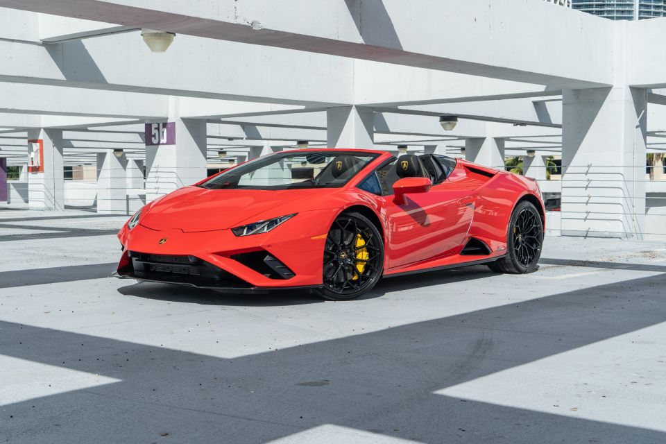 Miami: Lamborghini Huracan EVO Spyder Supercar Tour - Miami Beach Tour Itinerary