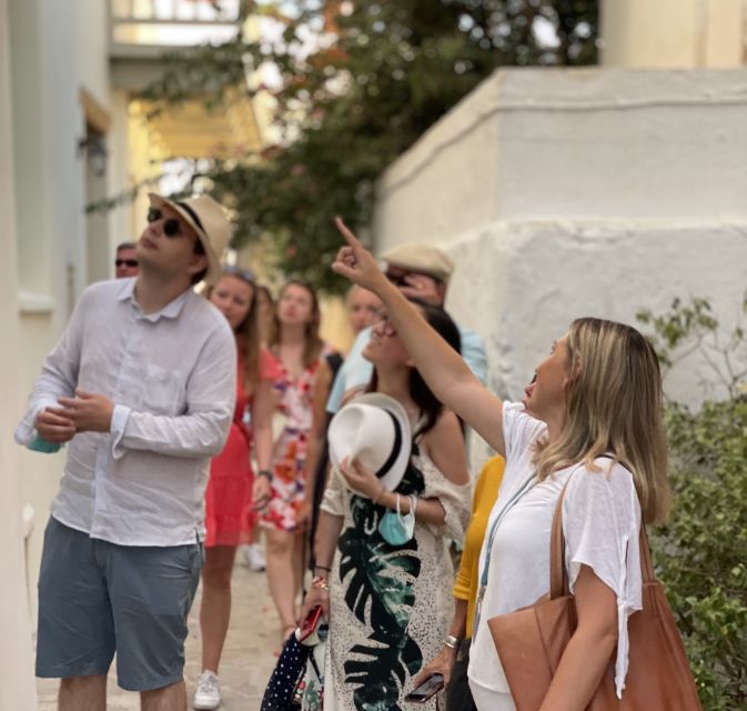 Naxos Town: Sunset Mythology Tour With Wine - Meeting Point & Guide Information