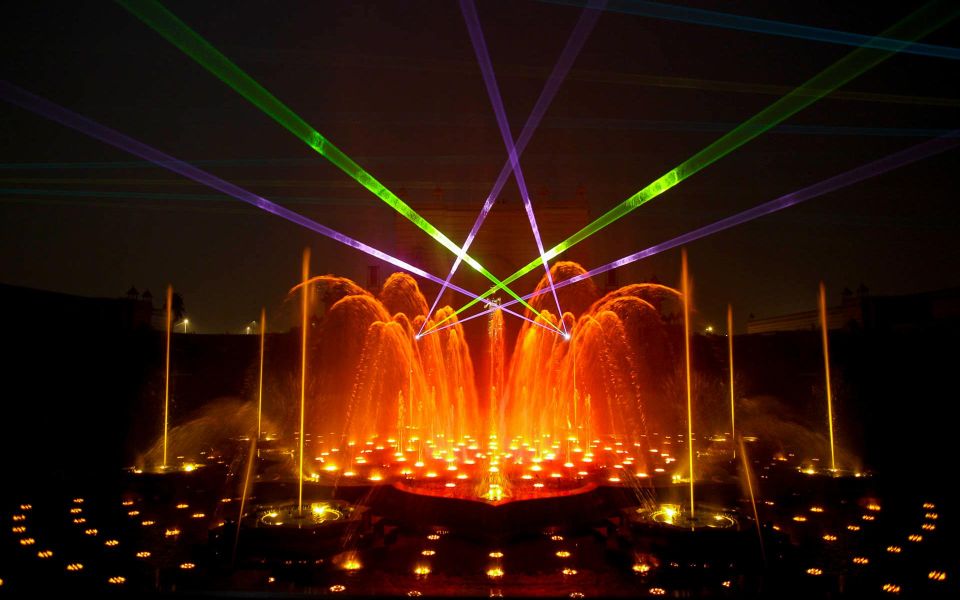 New Delhi: Akshardham Exhibition, Light and Water Show Tour - Light and Water Show