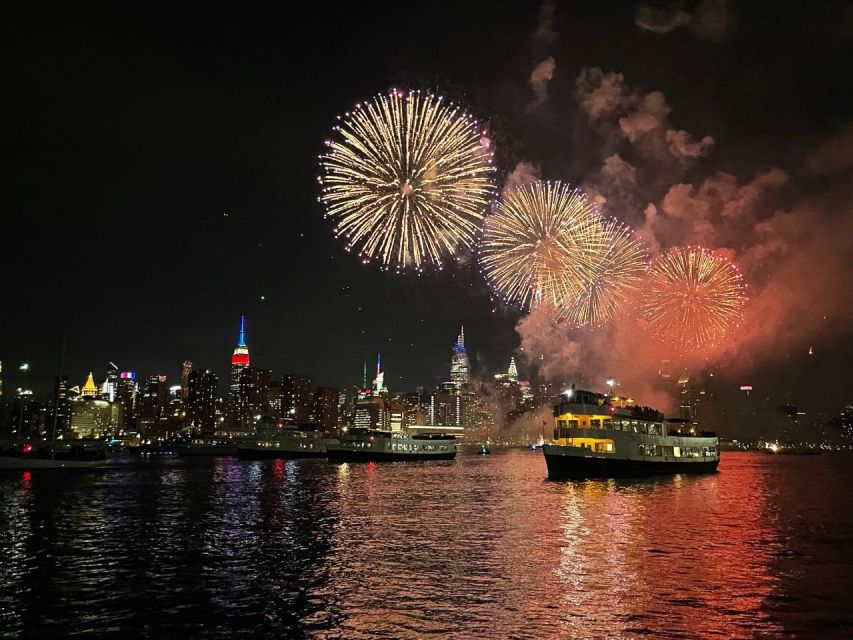 NYC: 4th of July Fireworks Tall Ship Cruise With BBQ Dinner - Fireworks Display