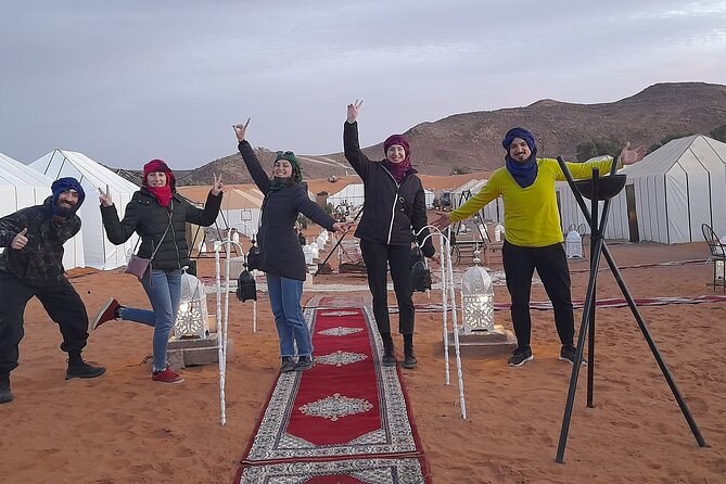 One Night in Private Camp in the Sahara Desert in Merzouga With Dinner - Booking Information
