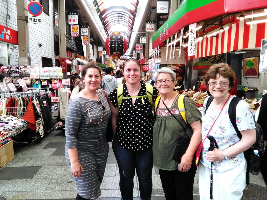 Osaka: Full-Day Private Guided Walking Tour - Inclusions and Private Transportation