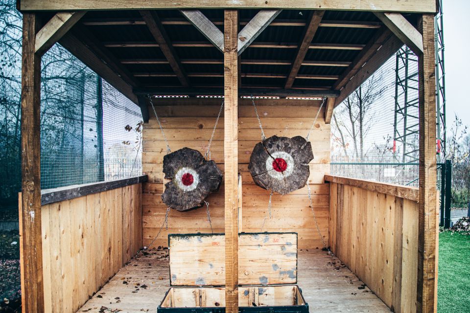 Prague: Axe Throwing Experience With Barbecue and Beer - Directions