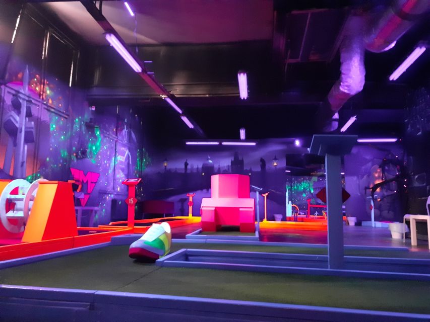 Prague: Glow Golf Mini Golf Game by UV Light - Reservation Details