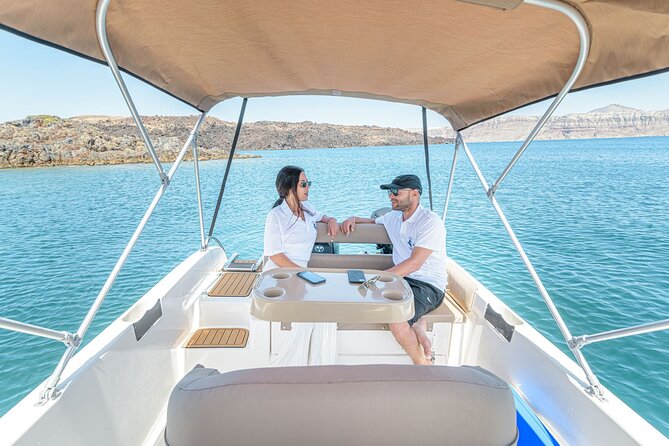 Rent a Boat in Santorini With Free License - Booking Confirmation and Policy