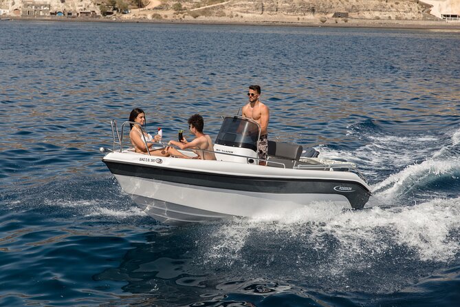 Rent a Boat Without a License in Santorini - Booking Information