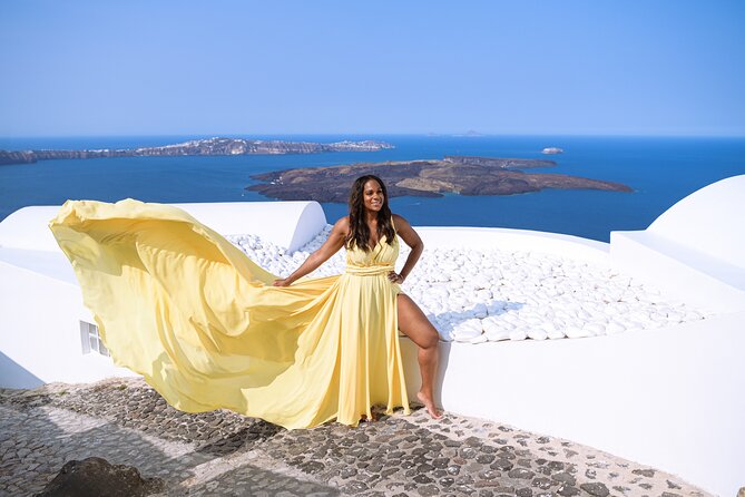 Santorini Flying Dress Photo Session Experience - Photography Services and Reviews