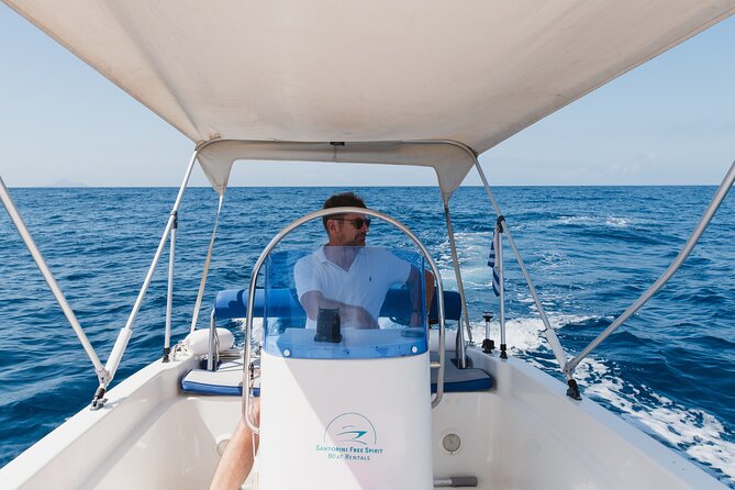 Santorini: License Free - Boat Rental "AELIA" - Cancellation Policy