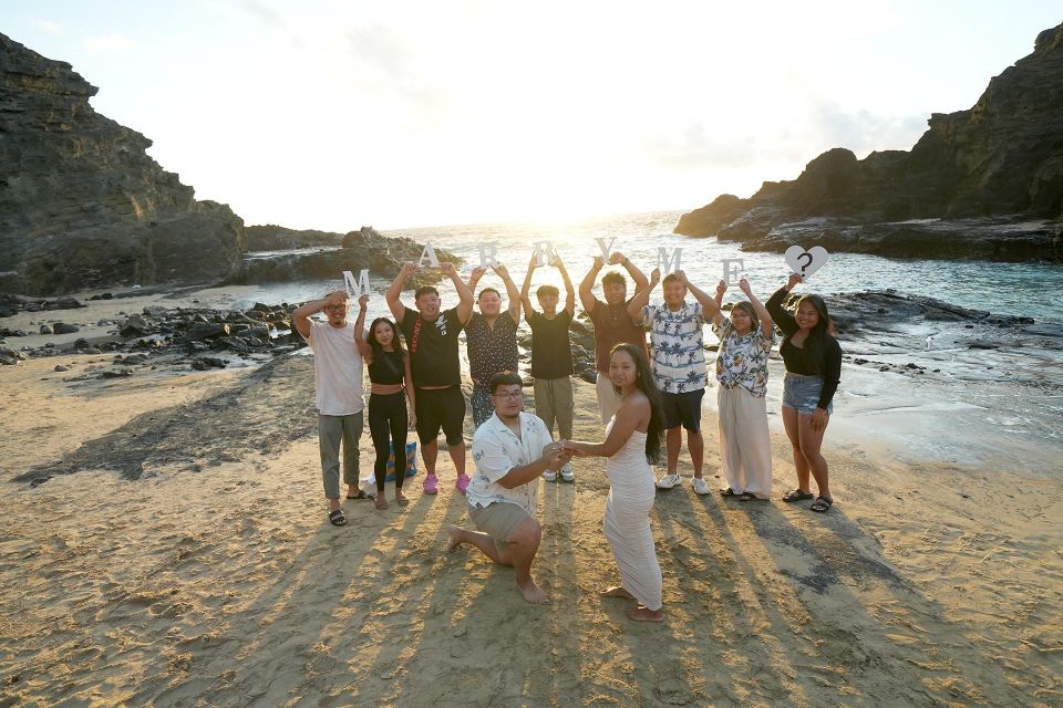 Secrete Proposal Photo/Video Honolulu Blowhole - Location and Time Selection