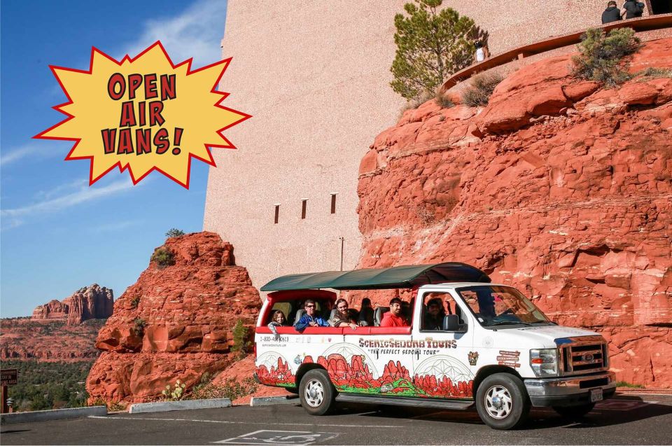 Sedona: Open-Air Van Tour With a Local Guide and 6 Stops - Tour Inclusions