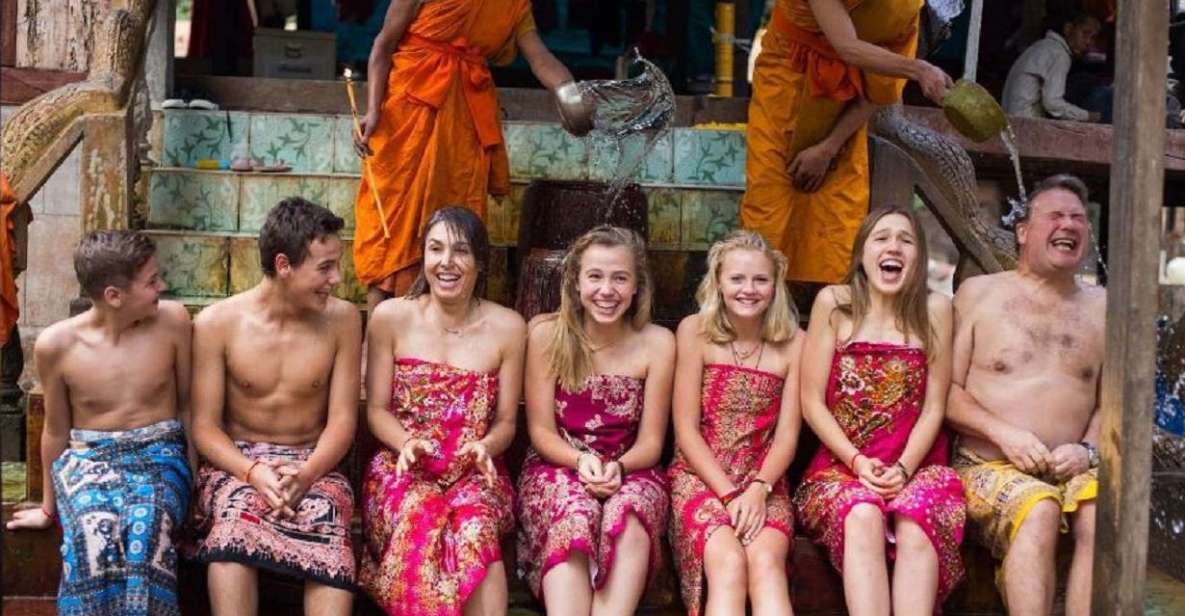 Siem Reap Cambodian Buddhist Water Blessing and Local Market - Location Details