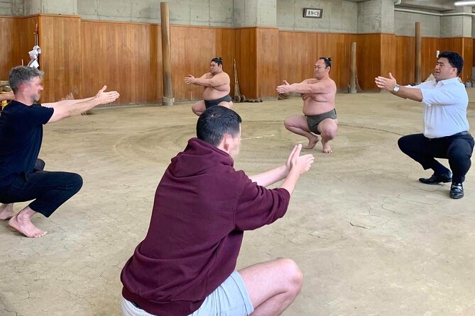 Sumo School Experience With Stable Master and Real Wrestlers - Authentic Sumo Wrestling Experience