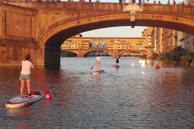 SUP at Ponte Vecchio With a Floating Drink - Florence Paddleboarding - Directions to Ponte Vecchio