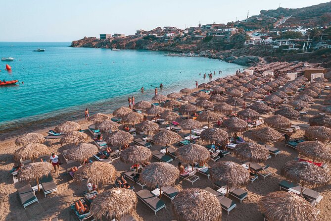 Super Paradise Beach Mykonos Seaside Sunbed (1st Row) - Cancellation Policy Details