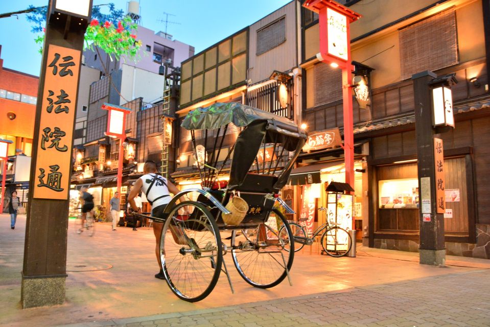 Tokyo: Asakusa Sightseeing Tour by Rickshaw - Inclusions and Options