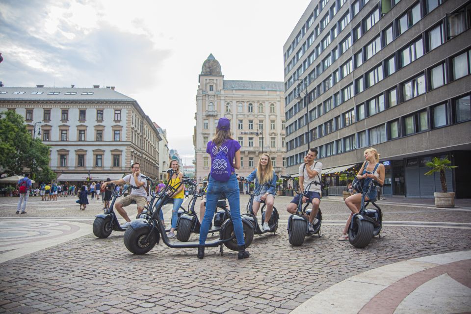 Top Sights of Pest Downtown on E-Scooters Incl. Parliament - Stories of Historic Buildings