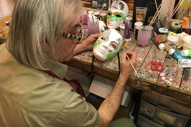 Venice Carnival Mask-Making Class in Venice, Italy - Workshop Location and Setup