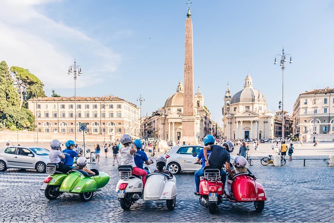 Vespa Sidecar Tour in Rome With Cappuccino - Booking Information