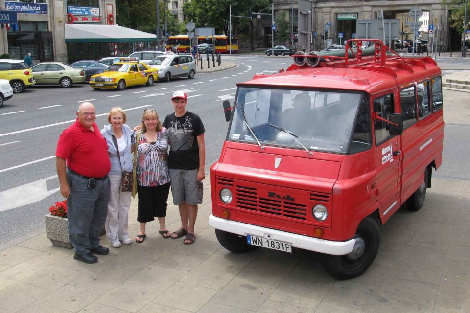 Warsaw: Jewish Ghetto Private Tour by Retro Car With Pickup - Reserve & Payment