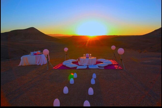 WOW Dinner at Agafay Desert With Sunset From Marrakech - Additional Information