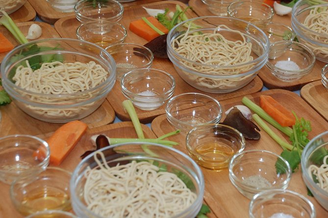 Xiao Long Bao, Chicken Vermicelli With Mushroom and Sesame Oil, Tofu Strips Salad, Bubble Milk Tea. - Cooking Techniques for Xiao Long Bao