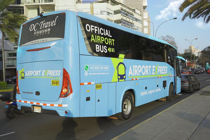 Airport Express Lima: Lima Airport to Miraflores - Additional Information