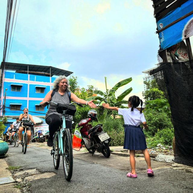 Bangkok: Backstreets and Hidden Gems Bike Tours - Transportation