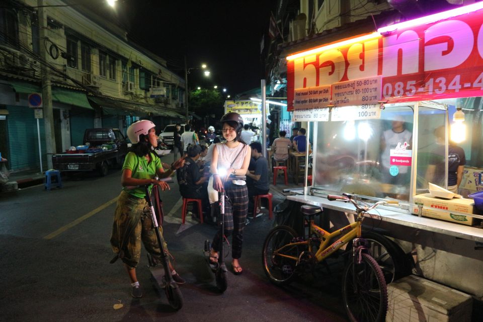 Bangkok: E-Scooter Night Tour With Local Street Food - Location and Experience Details